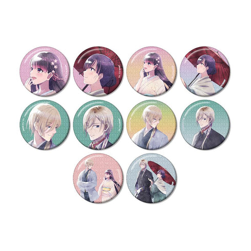『わたしの幸せな結婚』描き下ろし 歩み・水彩風ver. トレーディンググリッター缶バッジ(単位/BOX)【202508再販】